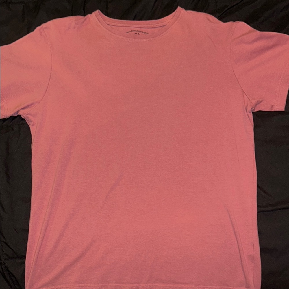 Pink Short Sleeve Crew Neck Tee